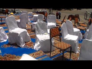 التحرير يستعد بمنصة للإحتفال برئاسه السيسى لمصر