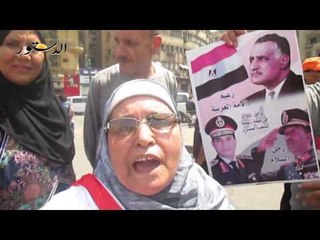 احتفال المواطنين باكتساح السيسى فى ميدان التحرير