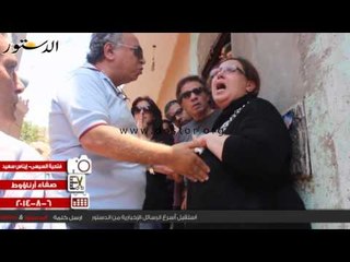 صراخ وعويل فى جنازة الفنان خليل مرسى