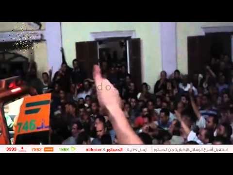 جنازة عسكرية وشعبية مهيبة بميت غمر لشهيد مدرعة رفح