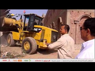 محافظ دمياط يقود حملة لإزالة 15 حالة تعدٍ لشوادر الخشب