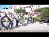 مسيرة صامته مناهضة للإرهاب بجامعة المنصورة