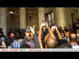 الأمن يسمح لـ "الصحفيين" بالاعتصام داخل "دار القضاء"