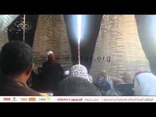 وفد الأوقاف يواسى أهالى ضحايا حادث البحيرة