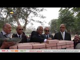 محافظ القاهرة يضع حجر أساس ملعب 