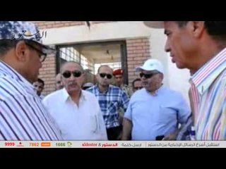 بعد تعليمات محلب محافظ أسوان يتفقد محطتي صرف "كيما"