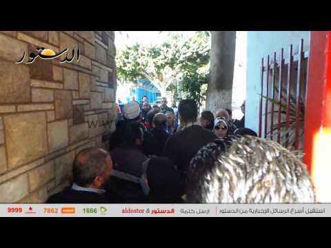 مشادات بين أهالي شهداء مجزرة بورسعيد وأمن الأهلي