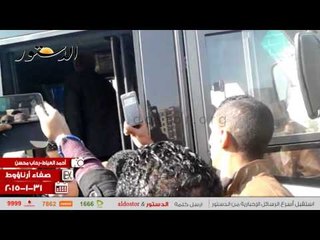 "محلب" و"السعيد" يستقلان أتوبيس لتفقد ميدان التحرير