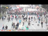 .اشتباكات بين المواطنين ومتظاهري الارهابية في عبد المنعم رياض