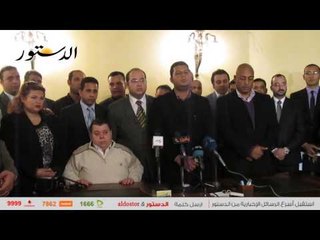 "الشباب المصري" يقف دقيقة حداد على شهداء الوطن