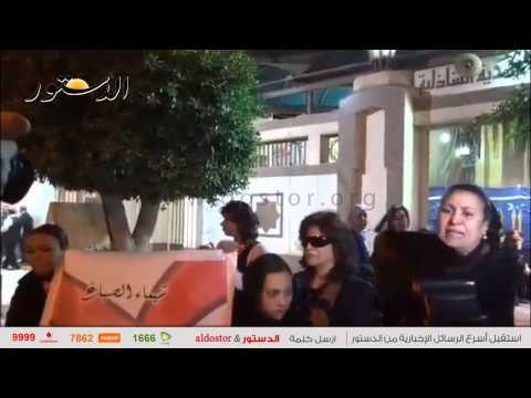 مشادة بسبب صورة شيماء الصباغ في عزائها بالحامدية الشاذلية