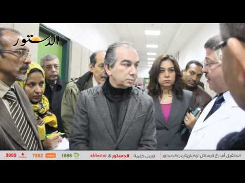 جولة مفاجئة لمحافظ الجيزة على مستشفى "الوراق" المركزى