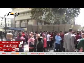 احتجاجية لحملة الماجستير أمام "الوزراء".. والأمن يهددهم