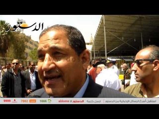 نائب وزير النقل والمواصلات يتفقد استلام باعة رمسيس باكيات "أحمد حلمي"