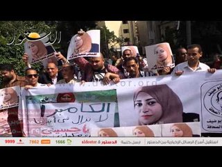انطلاق مسيرة يتقدمها والد الشهيدة "ميادة أشرف" للنائب العام
