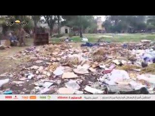 حي حلوان يكتشف حديقة وسط مخلفات الباعة الجائلين