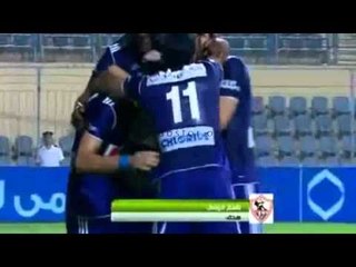 باسم مرسي يتقدم بالهدف الثاني للزمالك من خطأ فادح أهلاوي