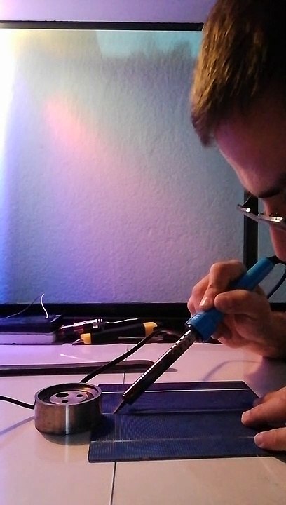 Working on solar panels from an Air Rewarder in Czech Republic!!!