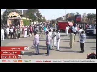 شاهد.. مظاهرات ضد "الشرطة" بالأقصر