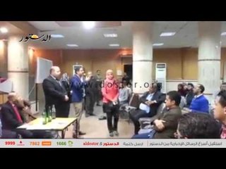 "خناقة" داخل نقابة المحامين أثناء مؤتمر "حملة الماجستير"