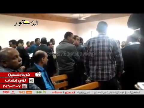 مشادات بين أهالي سائق الدرب الأحمر مع محامي رقيب الشرطة