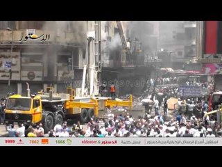 "العتبة" تحترق.. و"الإطفاء" تحاول السيطرة.. وأصحاب المصانع يلقون بالبضائع من النوافذ