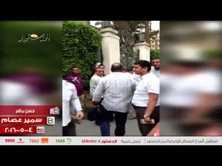 قوات الأمن تعتدي على الكاتب الصحفي أحمد سمير بمحيط "الصحفيين"