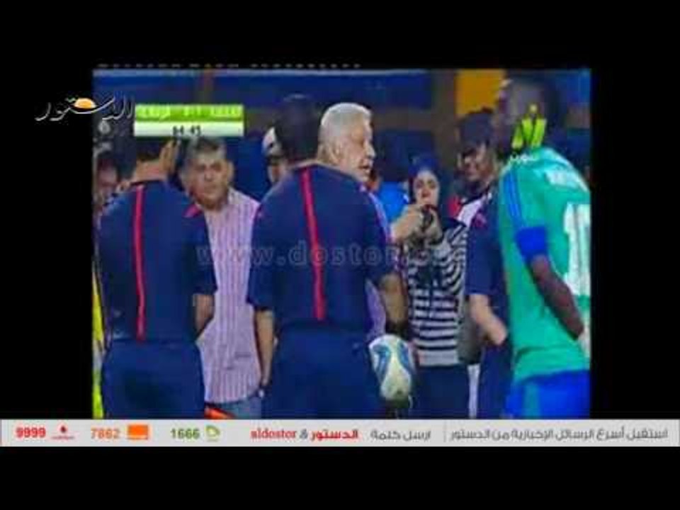 مرتضي منصور يقنع محمد فاروق باستكمال لقاء مصر المقاصة والزمالك