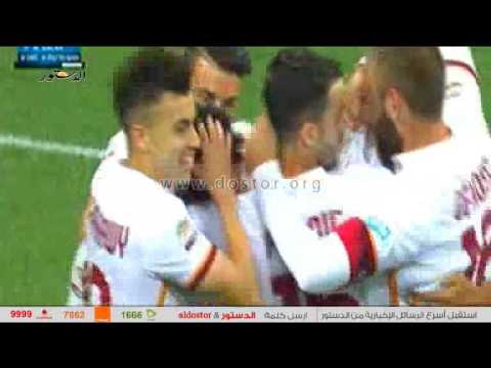 العلم المصري يرفرف في مدرجات "سان سيرو" بعد هدف "صلاح"