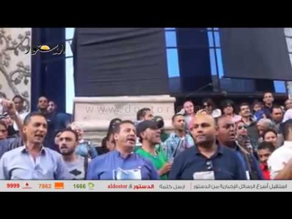 وقفة احتجاجية أمام "الصحفيين" للتنديد باحتجاز "قلاش"