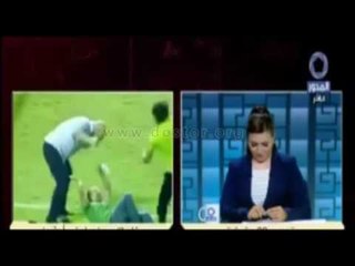 حسام حسن يواصل تجاوزاته بلفظ خارج على الهواء