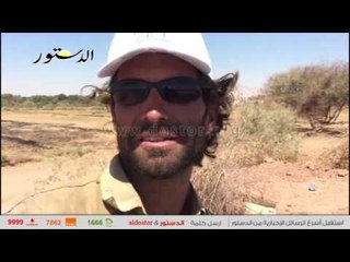 رحالة إيطالي يزور الوادي الجديد بعجلة هوائية قادمًا من جنوب أفريقيا
