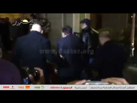 وصول الزعيم والإبراشي إلي عزاء الساحر