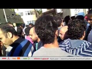 مئات المسلمين والمسيحين أمام بنك الدم للتبرع لمصابي "انفجار البطرسية"