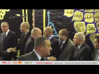 "الزند" ووزير الثقافة ونجل الرئيس جمال عبدالناصر في عزاء يحيى الجمل