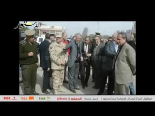 محافظ المنيا يتفقد عدد من المعديات والشوارع في أبو قر قاص