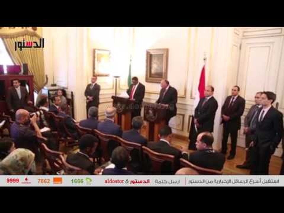 الدستور | لقاء وزير الخارجية سامح شكرى مع رئيس...