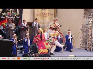 الدستور | فتاة ترقص مع حصان ضمن فعاليات مهرجان "طبول السلام"