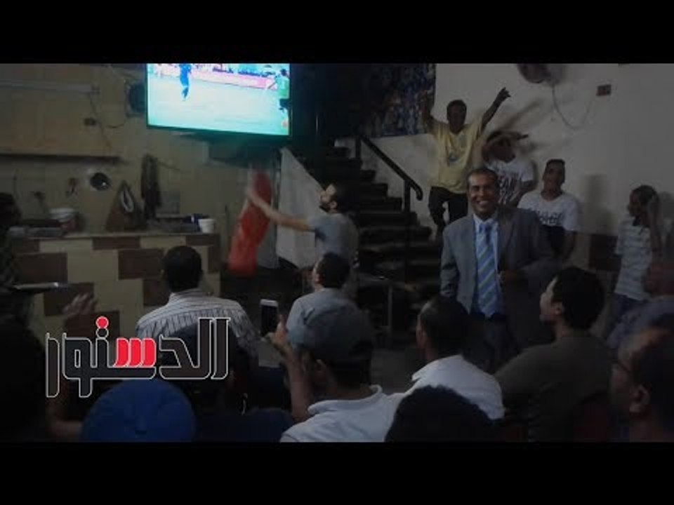 الدستور |رغم الهزيمة .. أعلام "المارد الأحمر" ترفرف في ميت عقبة ..وإمبابة بتشجع الأهلي