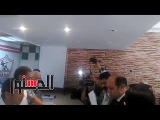الدستور | مشادة بين أحمد سليمان والمدير التنفيذي للزمالك