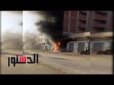 الدستور | حريق يلتهم ورشة لتغيير زيوت السيارات بمرسى مطروح