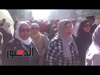 الدستور | أصحاب المعاشات على باب المحكمة: «نموت علشان أحفادنا»