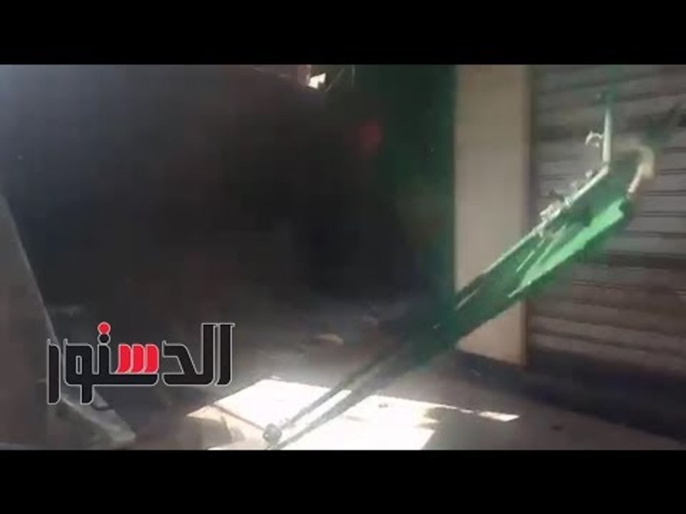 الدستور | إزالة 9 تندات بدون ترخيص وسور على أملاك الدولة بالدقهلية