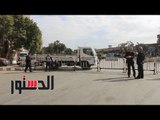 الدستور | لافتة تثير الذعر وتوقف المرور فى «أحمد حلمي»