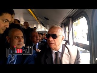 الدستور - محافظ القاهرة يتجول في وسط البلد بالأتوبيس «الدورين»