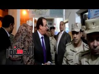 الدستور - محافظ الدقهلية وقيادات الجيش يتفقدون اللجان الانتخابية