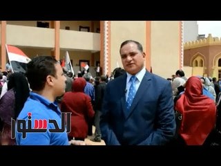 الدستور -  رئيس جامعة سوهاج يدلى بصوته فى الانتخابات الرئاسية