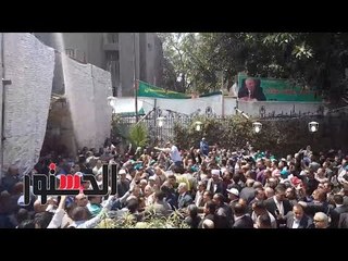 الدستور - هتافات مضادة بين حملتى «أبوشقة» و«الخولى» أمام الخيمة