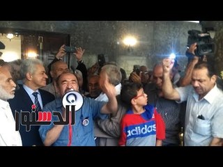 الدستور | كمال أبو عيطة يؤدي قسم ثورة 23 يوليو بضريح عبدالناصر