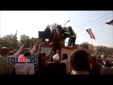 الدستور |  أهالي قرية هربشنت ببني سويف يشيعون جثمان شهيد سيناء